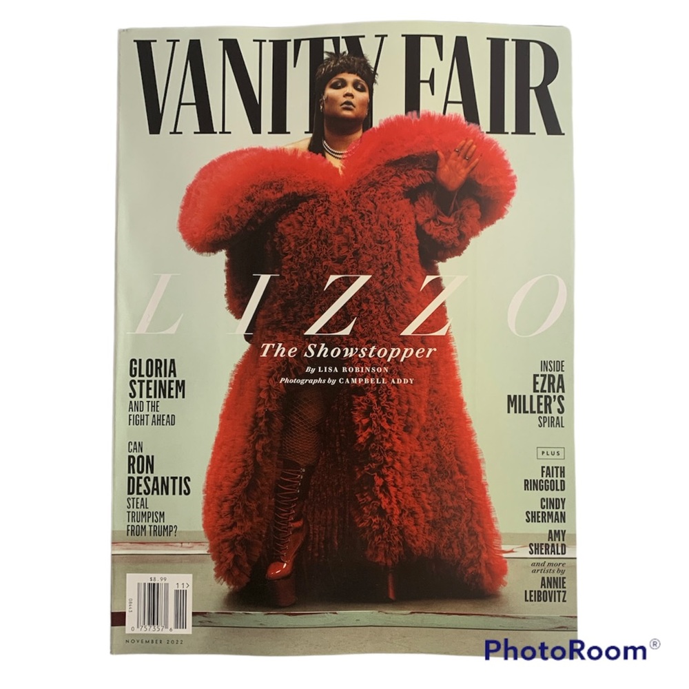 Vanity Fair Magazine November 2022 Lizzo The Showstopper Gloria Steinem Desantis